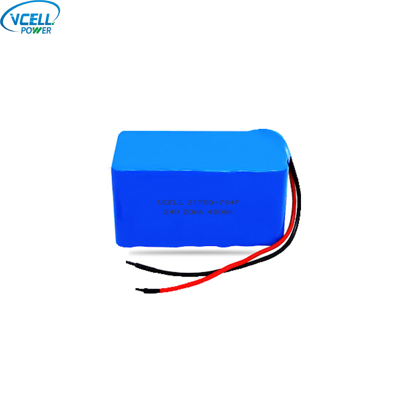 Pek Bateri Li Ion 24V 20Ah 21700 7S4P