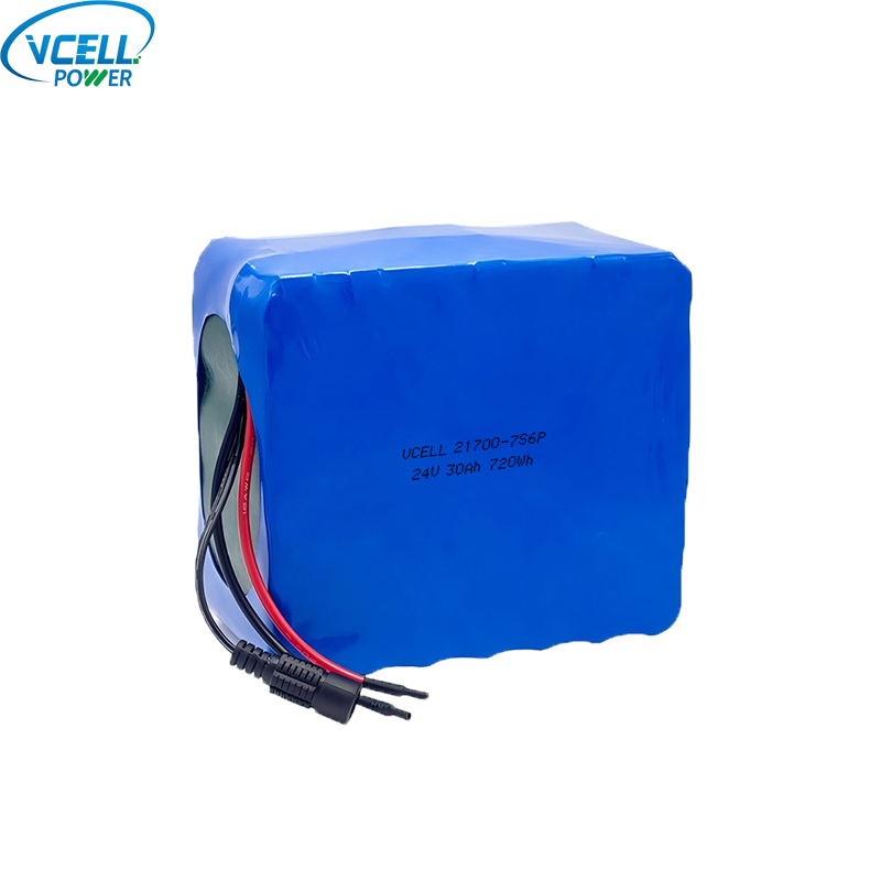 Pek Bateri Lithium Ion Boleh Dicas Semula 24V 30Ah