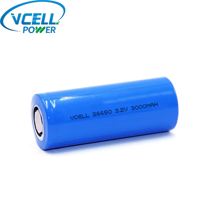 3.2V 3000mAh 9.60Wj IFR26650 LiFePO4 Bateri