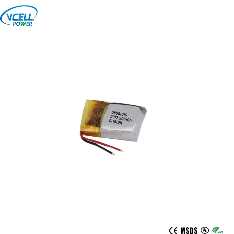 Bateri Polimer Lithium Mini 3.7V 501015 50mAh