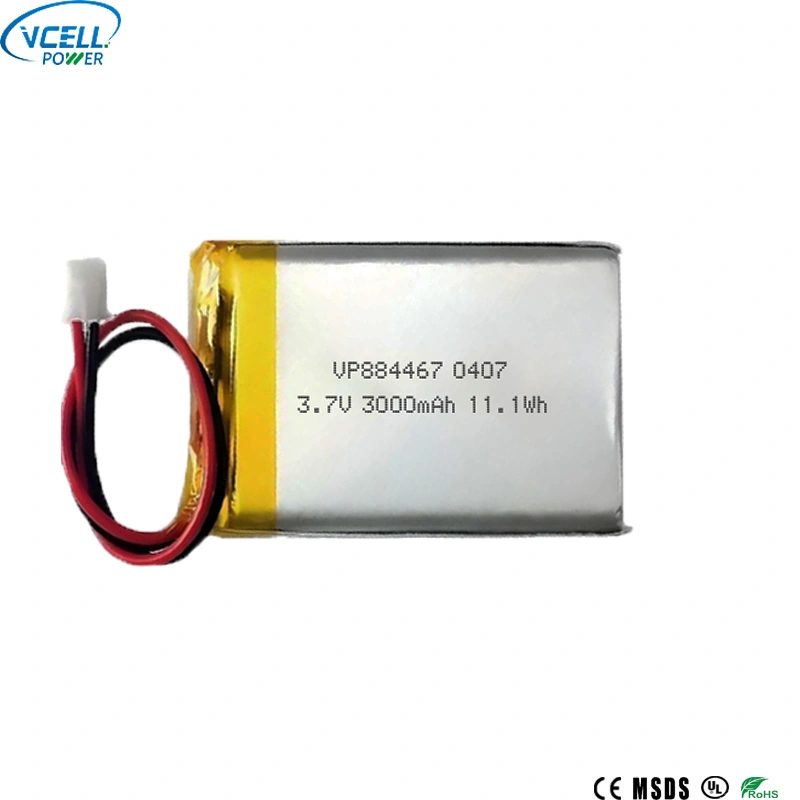 Bateri Boleh Dicas Semula LiPO 3000mah 3.7v 884467