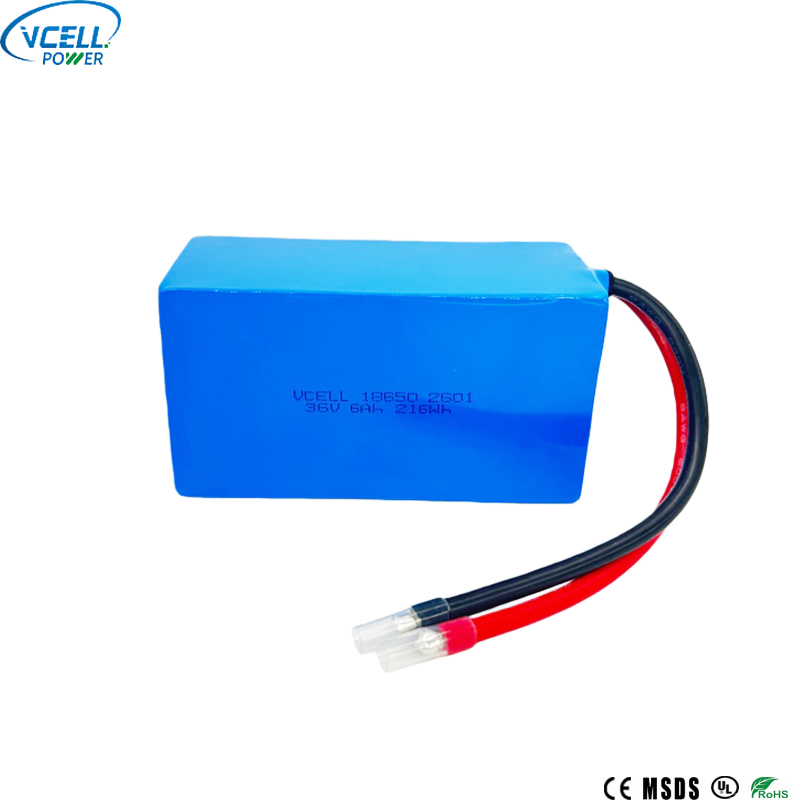 36V 6000mAh 10S3P 18650 Bateri Litium Ion