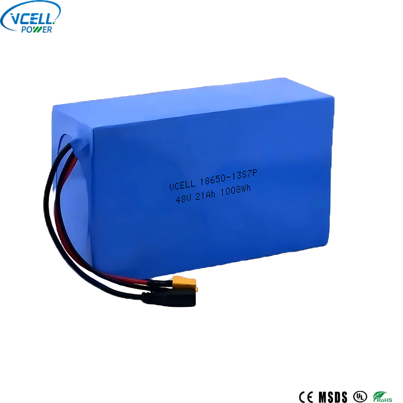 Bateri Lithium Ion Boleh Dicas Semula 48V 21Ah 18650