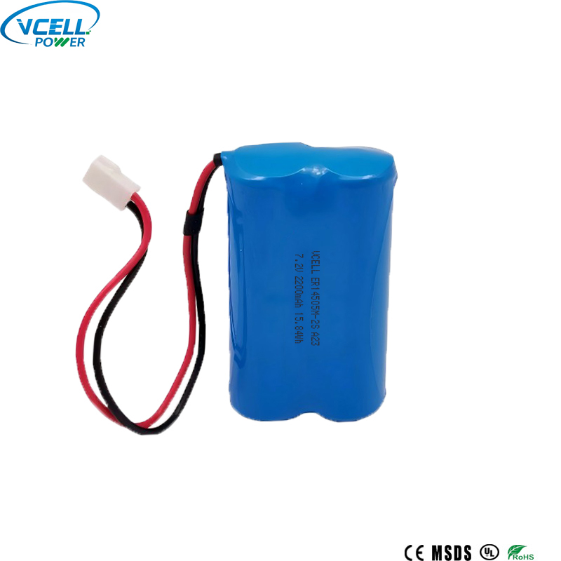 Pek Bateri Utama Litium 7.2V 2200mAh ER14505-2S